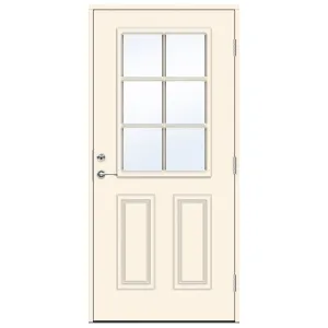 Swedoor Classic Monteverdi Vit NCS S 0502-Y Ytterdörrar Med Klarglas