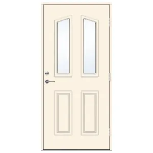 Swedoor Classic Rossini Vit NCS S 0502-Y Ytterdörrar Med Klarglas