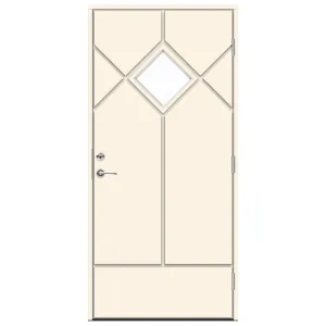 Swedoor Classic Schumann Vit NCS S 0502-Y Ytterdörrar Med Klarglas