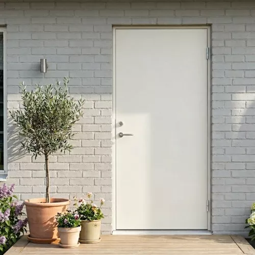 Swedoor Clever-Line P-1200 Hvid NCS-S 0502-Y Yderdør
