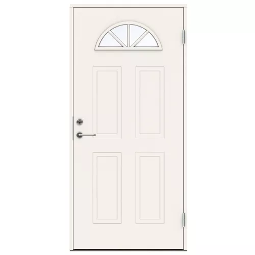 Swedoor Clever-Line P-200 Hvid NCS-S 0502-Y Yderdør Med Klart Glas