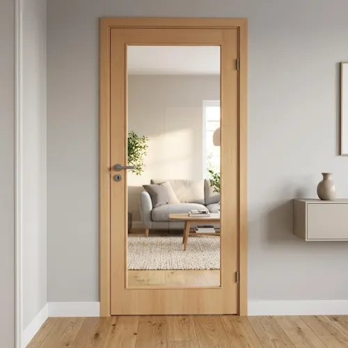 Swedoor Easy Nature GW1 Bok Innerdörr Med Klarglas
