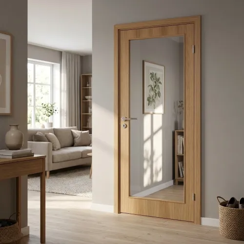 Swedoor Easy Nature GW1 Ek Innerdörr Med Klarglas