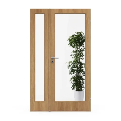 Swedoor Easy Nature GW1 Passivt Dörrblad Ek Innerdörr Med Klarglas