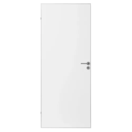 Swedoor Easy White Laminate With Aluminum Strip Bathroom And Wet Room Door