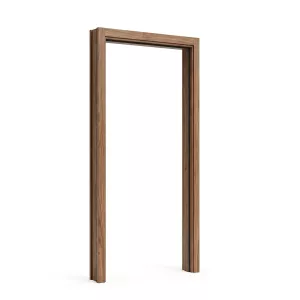 Swedoor Veneered Frame Walnut With Sealing Strip Without Threshold