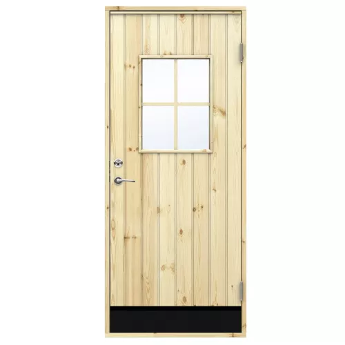 Swedoor I30G Glas Obehandlad Furu Kallförrådsdörr