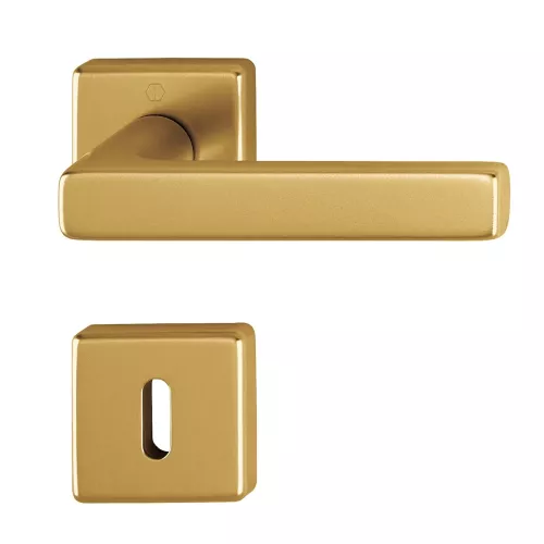Swedoor Indoor Door Handle Dallas Bronze With Key Plate