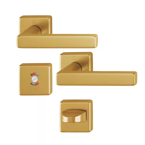 Swedoor Interior Door Handle Dallas Bronze With WC Knob