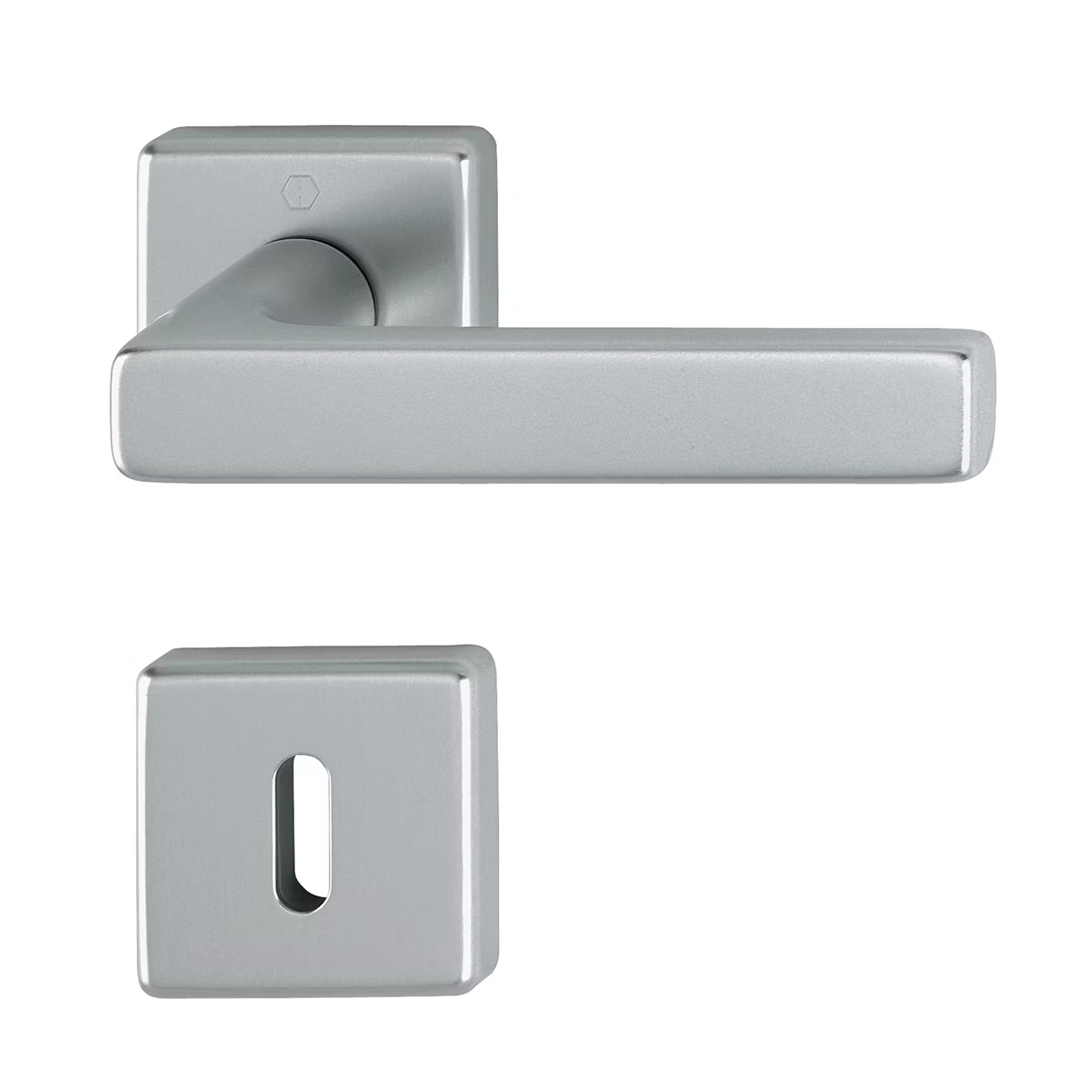 Swedoor Interior Door Handle Dallas Stainless Steel With Key Plate