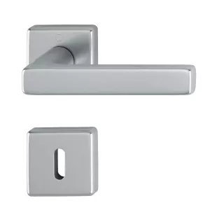 Swedoor Interior Door Handle Dallas Stainless Steel With Key Plate