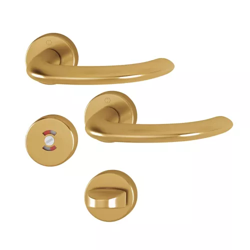 Swedoor Interior Door Handle Marseille Bronze With WC Knob