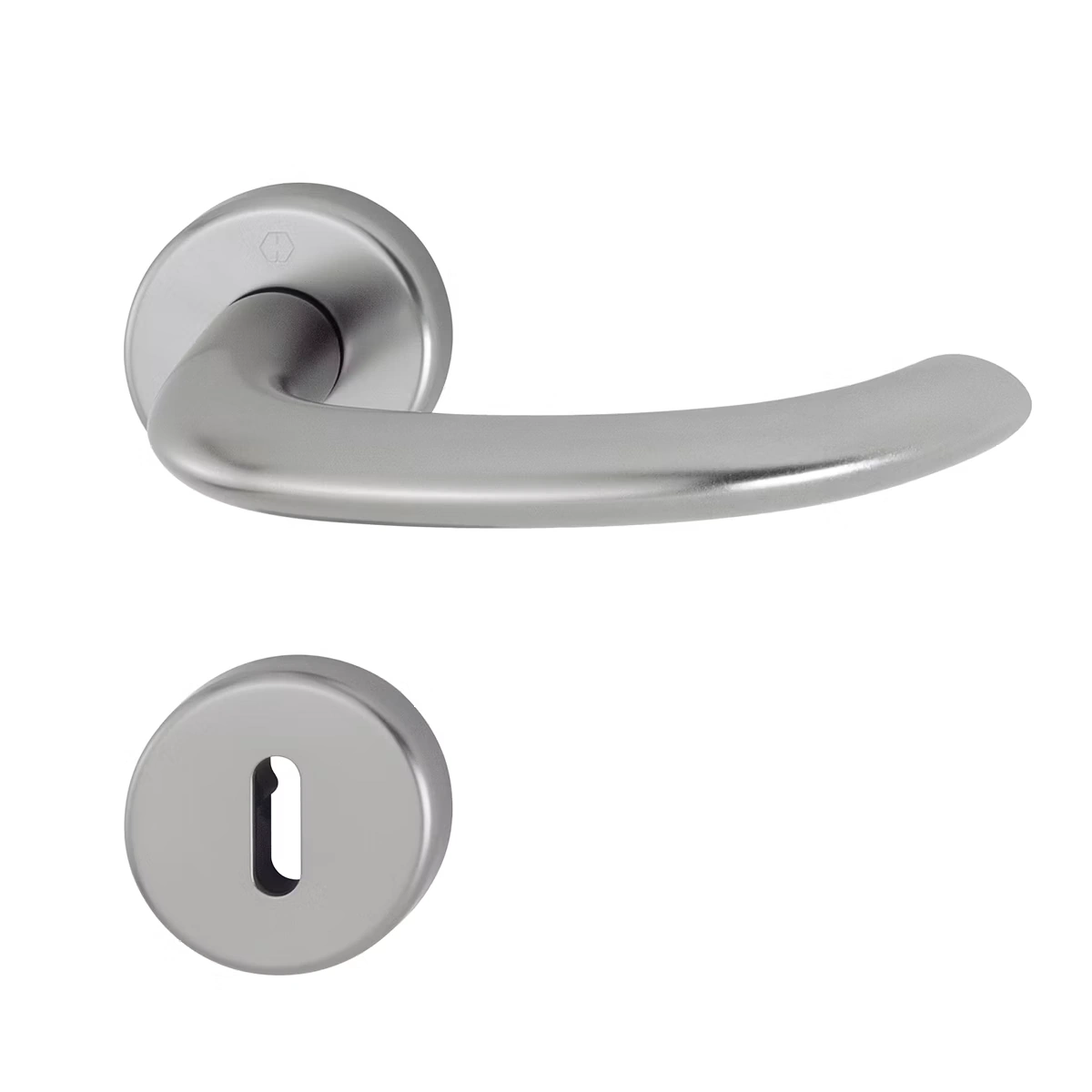Swedoor Interior Door Handle Marseille Stainless Steel With Key Plate