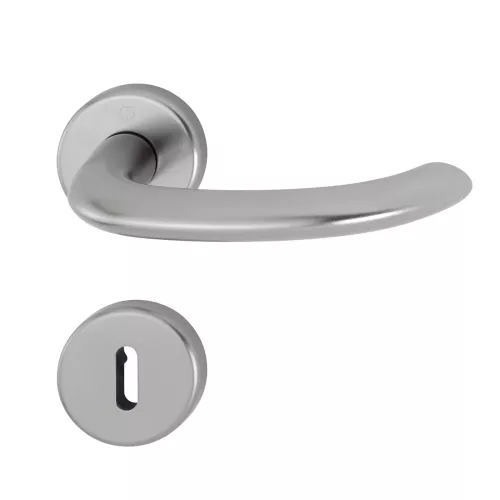 Swedoor Interior Door Handle Marseille Stainless Steel With Key Plate