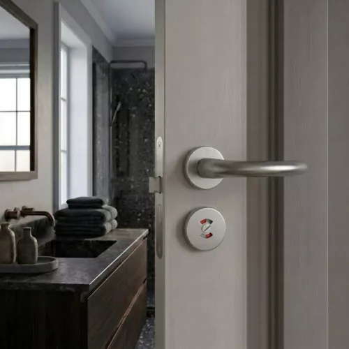 Swedoor Interior Door Handle Marseille Stainless Steel With WC Knob