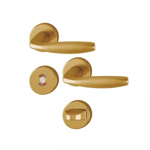 Swedoor Interior Door Handle New York Bronze With WC Knob