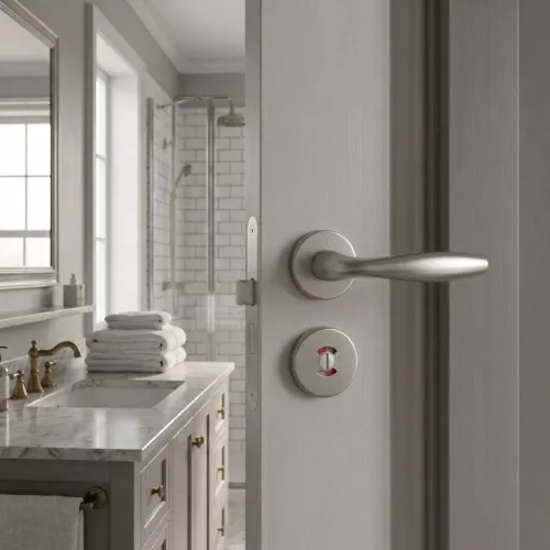 Swedoor Interior Door Handle New York Stainless Steel With WC Knob