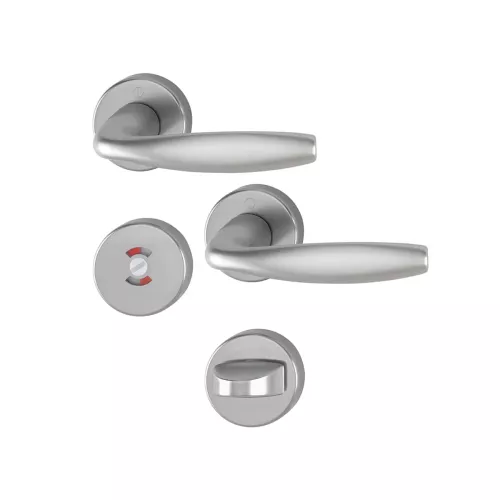Swedoor Interior Door Handle New York Stainless Steel With WC Knob