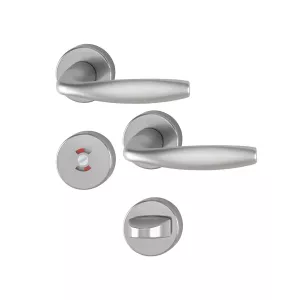 Swedoor Interior Door Handle New York Stainless Steel With WC Knob