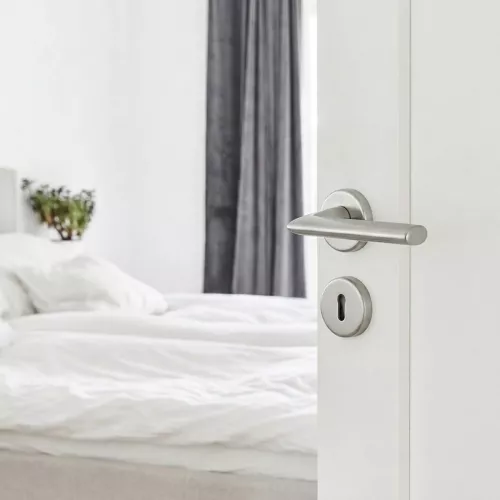 Swedoor Stockholm Interior Door Handle Stainless Steel With Key Plate