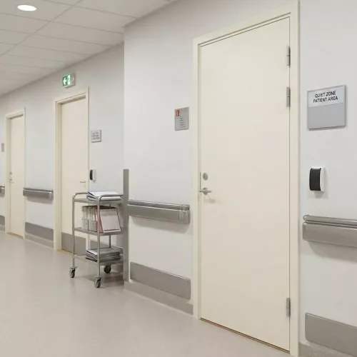 Swedoor Master Massiv Dør EI30/35dB S200 62mm Hvid Indvendig Dør