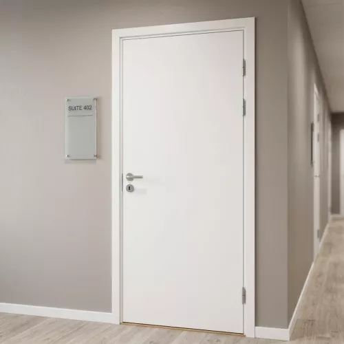 Swedoor Master Massiv Dør EI30/40dB S200 62mm Hvid Indvendig Dør