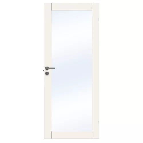 Swedoor Purity GW01L White NCS-S 0502-Y Interior Door With Clear Glass