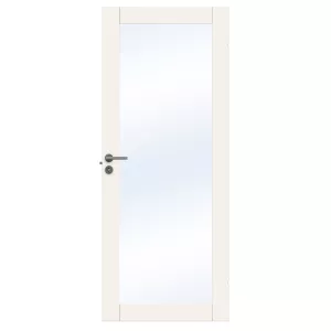 Swedoor Purity GW01L White NCS-S 0502-Y Interior Door With Clear Glass (With Options)