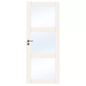 Swedoor Purity GW03L White NCS-S 0502-Y Interior Door With Clear Glass (With Options)