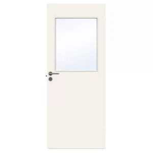 Swedoor Stable G21 Vit NCS-S 0502-Y Innerdörr Med Klarglas (Med Tillval)
