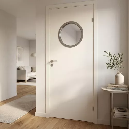 Swedoor Stable G68 Hvid NCS-S 0502-Y Indvendig Dør Med Klart Glas
