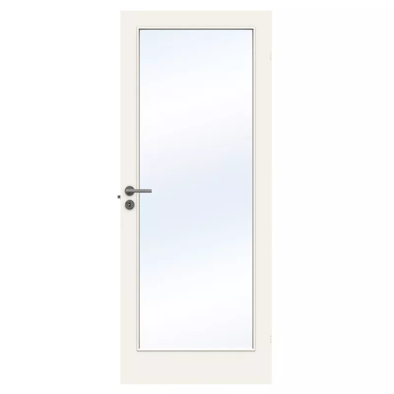 Swedoor Stable GW1 Hvid NCS-S 0502-Y Indvendig Dør Med Klart Glas (10 x 20)