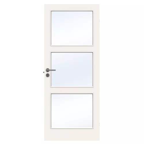 Swedoor Stable GW3 Vit NCS-S 0502-Y Innerdörr Med Klarglas