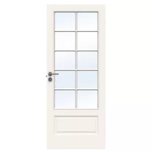 Swedoor Style SP10 White NCS-S 0502-Y Interior Door (With Options)
