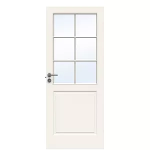Swedoor Style SP6 White NCS-S 0502-Y Interior Door (With Options)