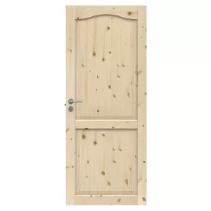 Swedoor Tradition 02B Allmoge Obehandlad Massiv Furu Innerdörr (Med Tillval)
