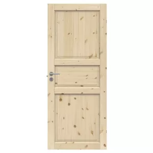 Swedoor Tradition 03 Allmoge Obehandlad Massiv Furu Innerdörr (Med Tillval)
