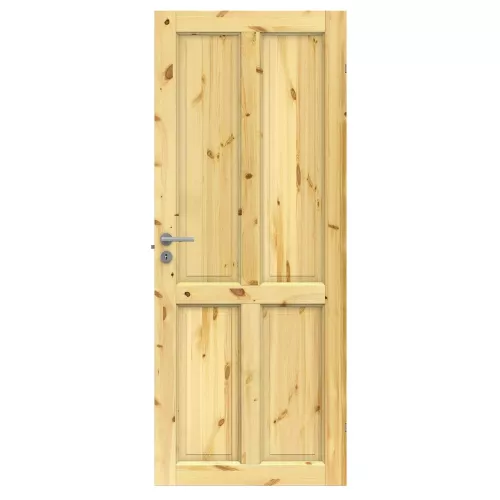 Swedoor Tradition 04 Allmoge Klarlackad Furu Innerdörr