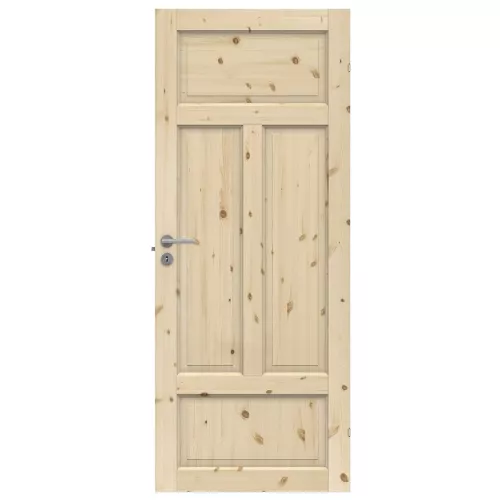 Swedoor Tradition 04N Allmoge Obehandlad Massiv Furu Innerdörr