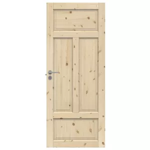 Swedoor Tradition 04N Allmoge Obehandlad Massiv Furu Innerdörr (Med Tillval)