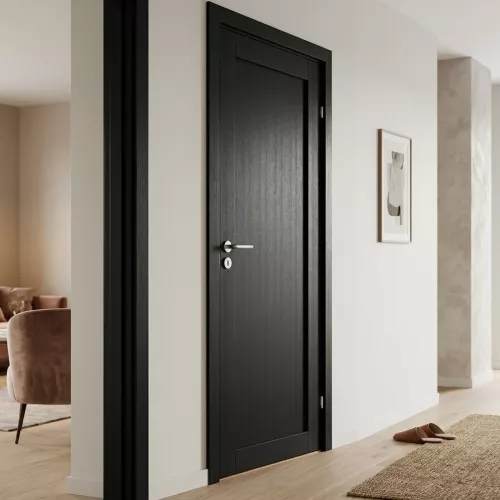 Swedoor Unique 01L Black Stained Oak Interior Door