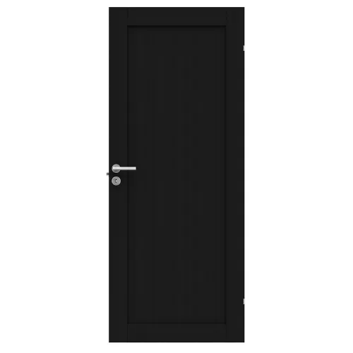 Swedoor Unique 01L Black Stained Oak Interior Door