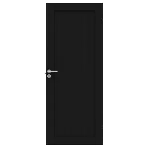Swedoor Unique 01L Black Stained Oak Interior Door (With Options)