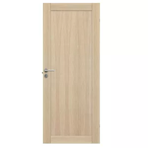 Swedoor Unique 01L White Pigmented Oak Interior Door (With Options)