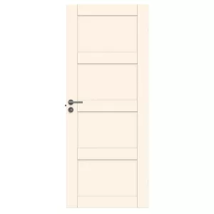 Swedoor Unique 04L White NCS-S 0502-Y Interior Door (With Options)