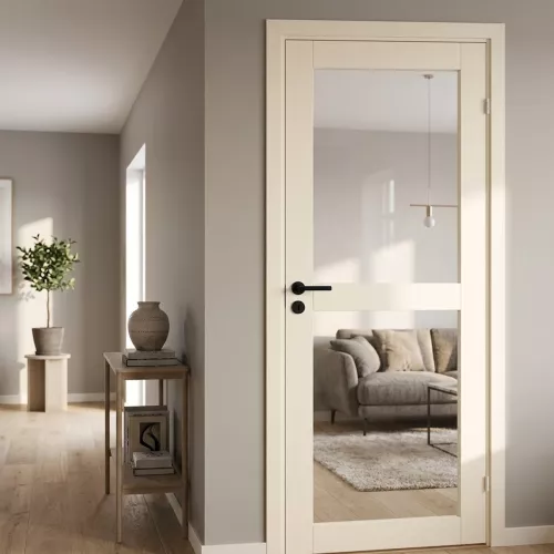 Swedoor Unique GW02L White NCS-S 0502-Y Interior Door