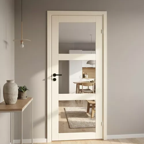 Swedoor Unique GW03L White NCS-S 0502-Y Interior Door