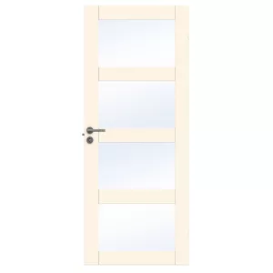 Swedoor Unique GW04L White NCS-S 0502-Y Interior Door (With Options)