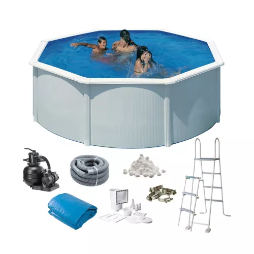 Swim & Fun Basic Pool Round 460x120cm White