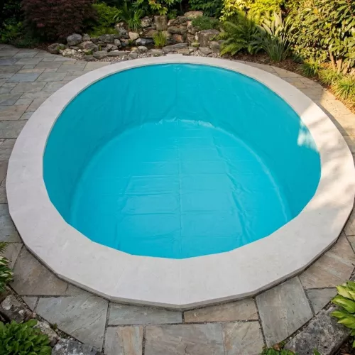Swim & Fun Liner Hanging 0.6mm Poolliner For Inground Oval Pool 700x320x120cm